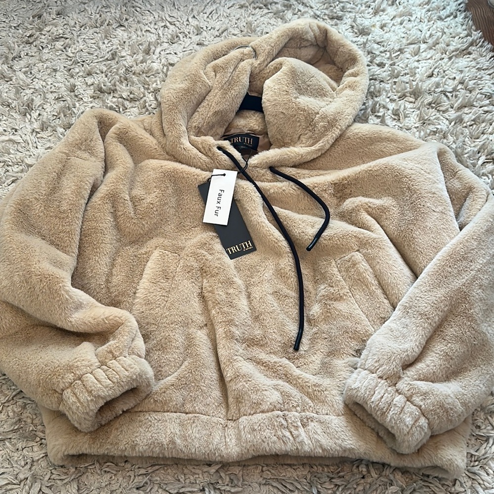 TRUTH Faux Fur Hoodie